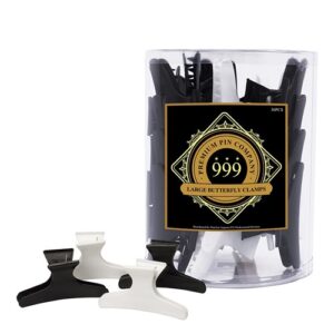 Premium Pin Company 999 Large Black & White Butterfly Clamps 102